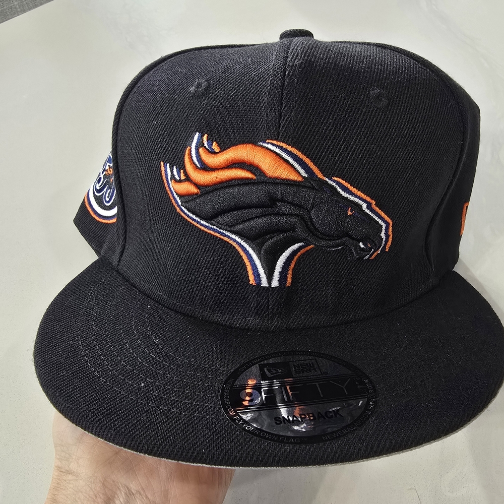 New ERA 9 FIFTY Denver Broncos Black Snapback Cap